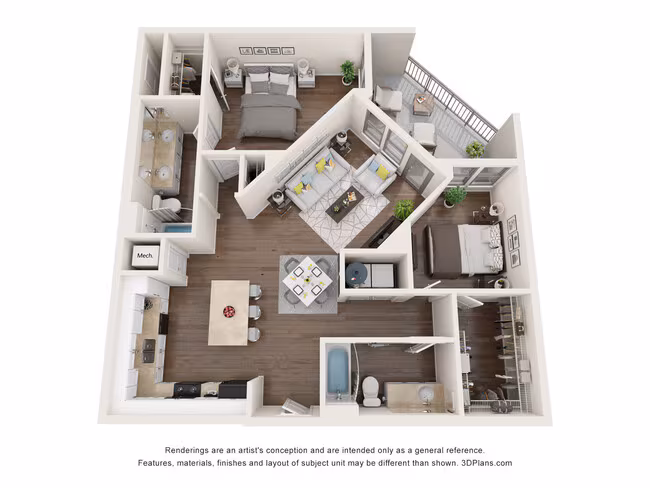 Unit 1104 1124 floor plan